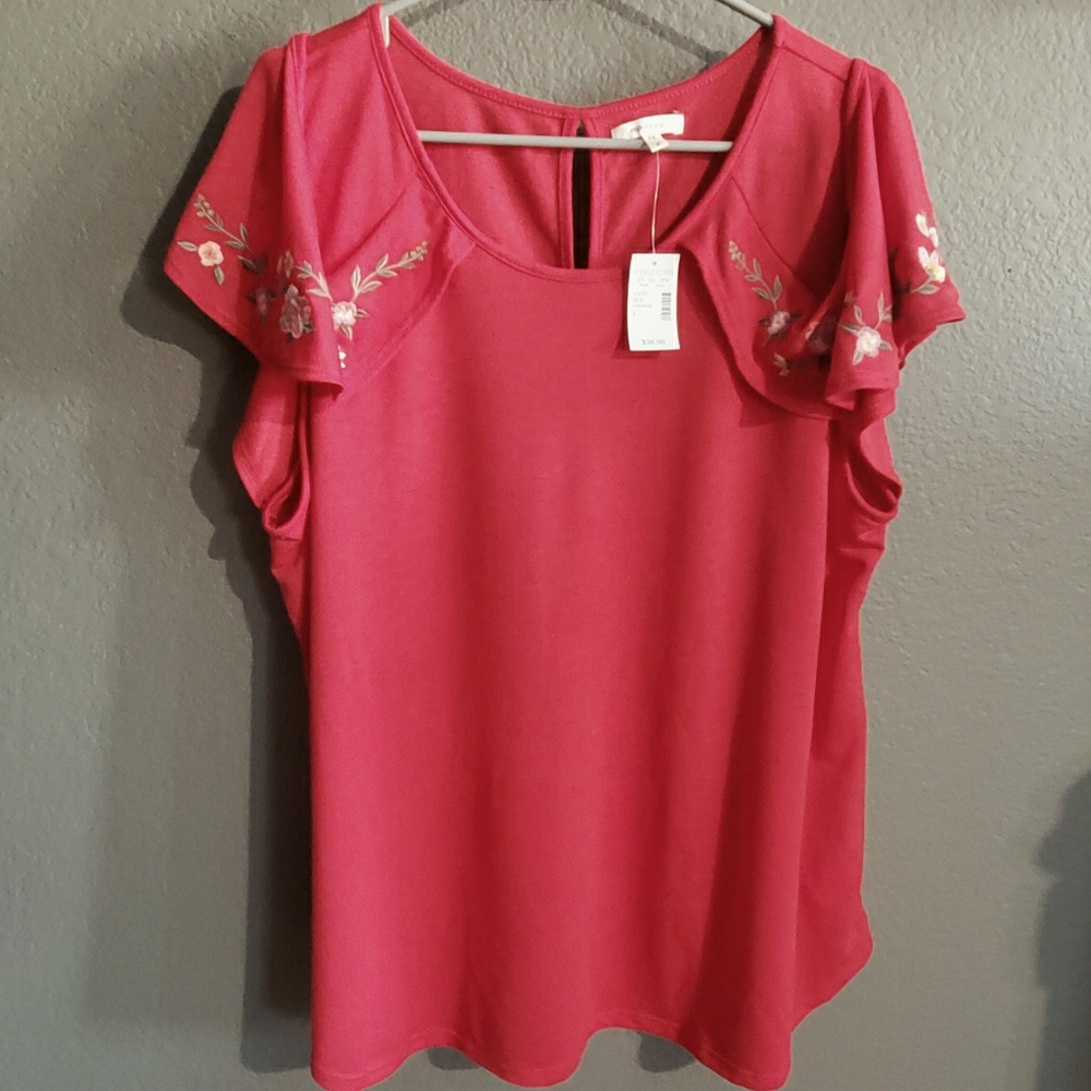 Maurices Dark Pink Blouse